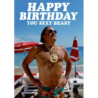 Carte d'anniversaire Dean Morris - 12,4 cm