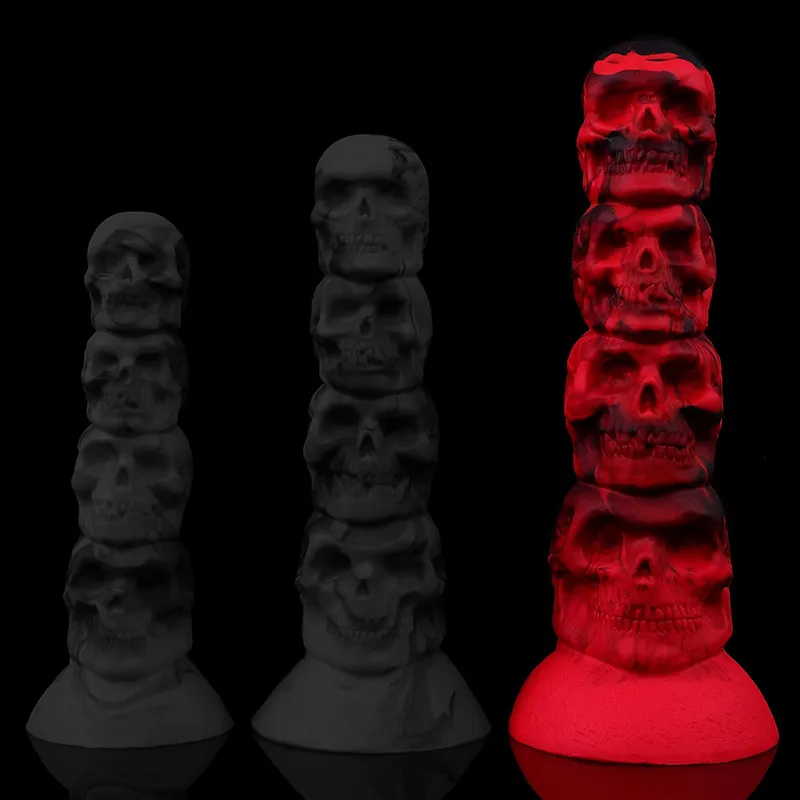Plug anal DEATHY L 21 x 6.5 cm Rouge