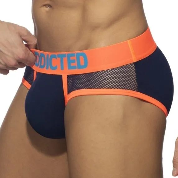 Addicted Slip NEON MESH Bleu marine-Orange