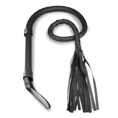 Fouet BDSM simili cuir 125,0cm