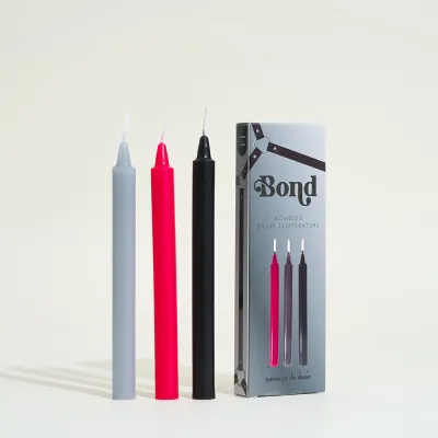 Bougie basse température Bond - 18 cm