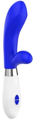 Vibro Rabbit ACHILLES 20cm Bleu