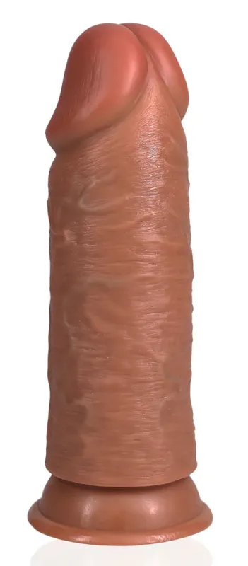 Gode Réaliste EXTRA THICK 20.5 x 6.5cm Marron