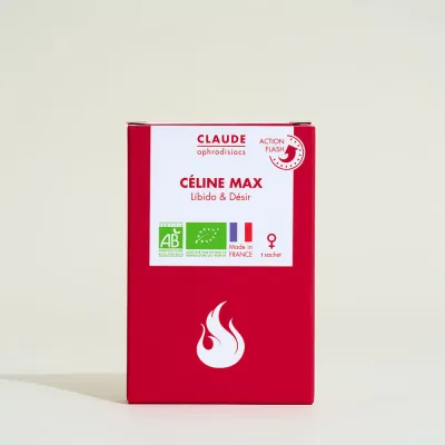 Stimulant féminin 100% bio Céline Max flash - 4 sachets