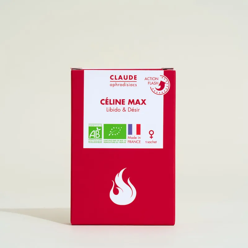 Stimulant libido à action flash Bio Céline Max
