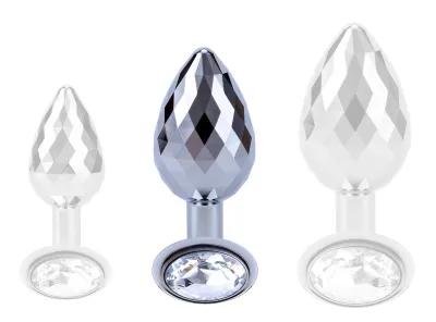 Plug Bijou DISCO DIAMOND M 7 x 3.3 cm