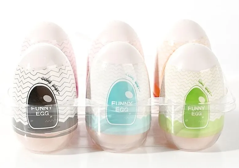 Masturbateurs Oeufs FUNNY EGG x6