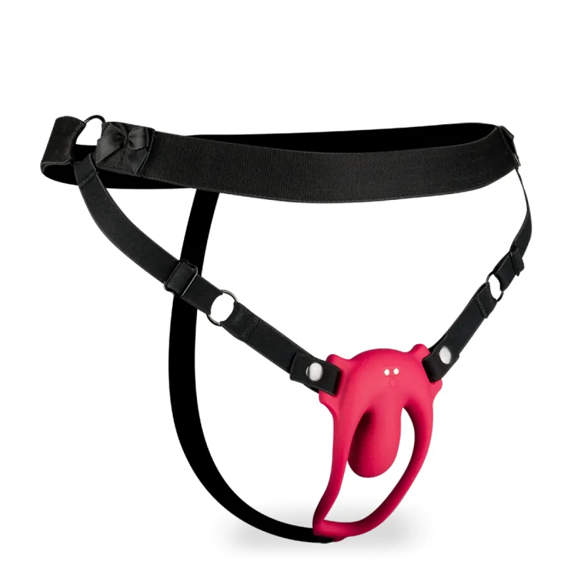 Culotte vibrante télécommandée à harnais Kamasutra