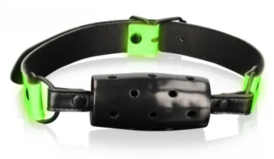 Bâillon Cylindre phosphorescent GLOW 7.5cm