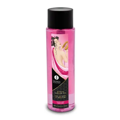 Gel de bain et douche comestible Shunga - Cerise