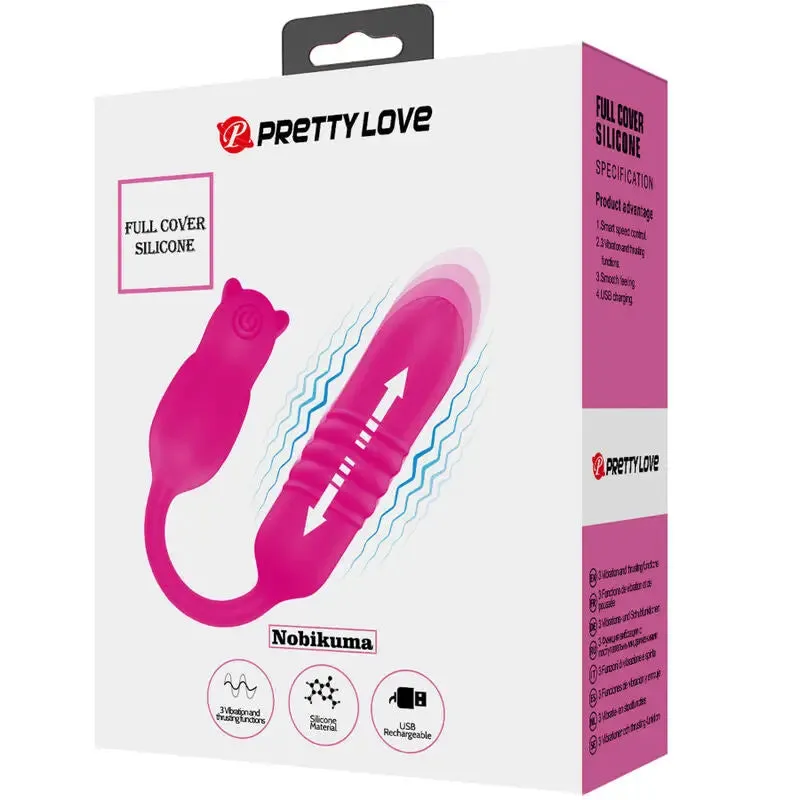 Balle Vibrante Nobikuma Silicone Rose - Pretty Love