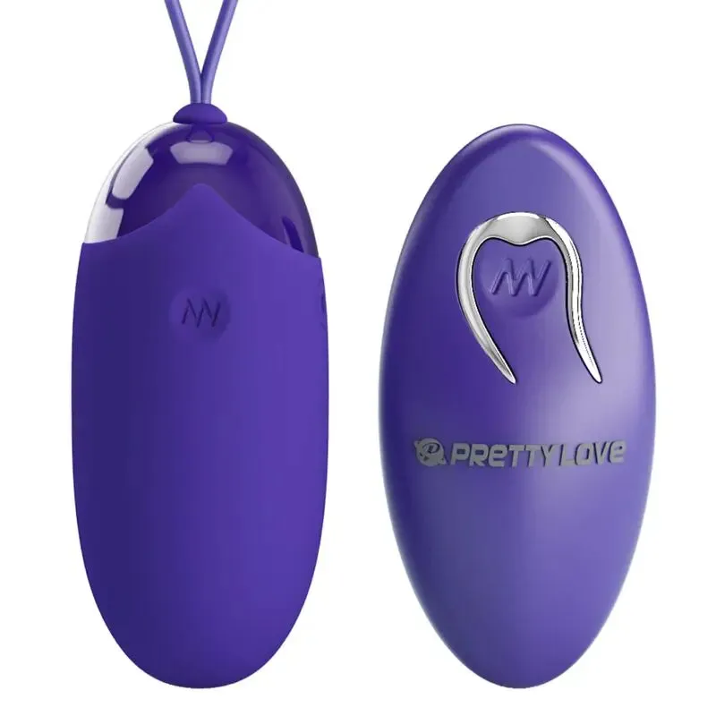 Oeuf Vibrant Mini avec Télécommande Violet - Pretty Love