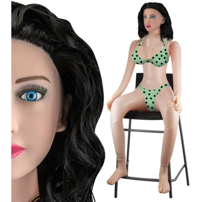 Femme gonflable assise Scarlett