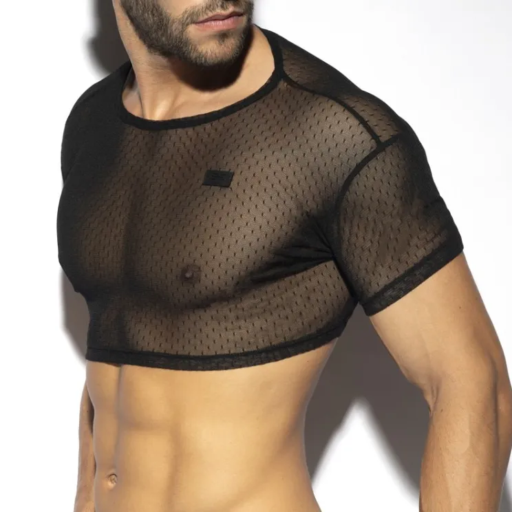 ES Collection Crop Top PLUMETTI Noir