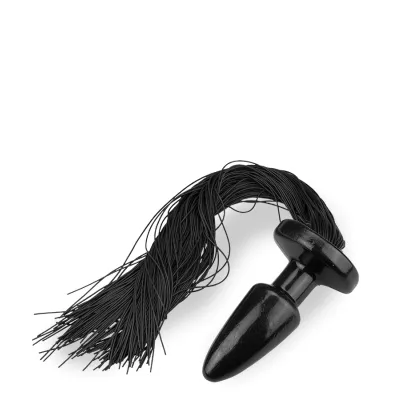 Plug anal à lanières en silicone