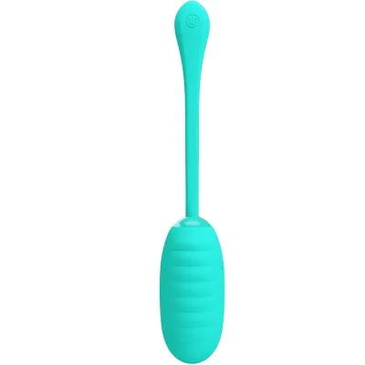 Oeuf Vibrant Rechargeable Silicone Bleu - Pretty Love