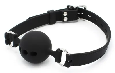 Bâillon Boule percée BALL GAG 43mm