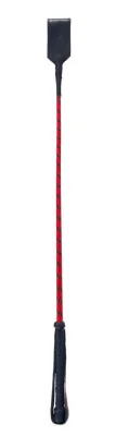 Cravache SLAPPER CROP 70cm Noir-Rouge