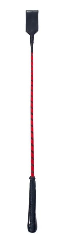 Cravache SLAPPER CROP 70cm Noir-Rouge