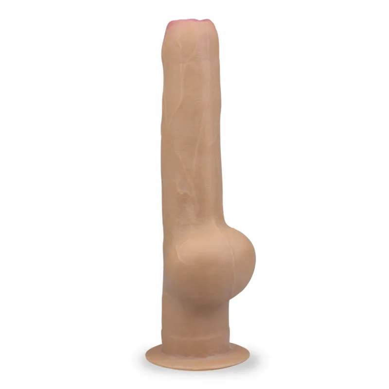 Gode godemichet ventouse très réaliste et poignée 27,5cm gode vaginal ou anal homme ou femme - Peau claire
