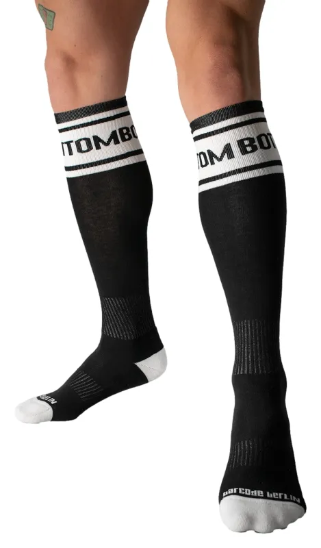 Barcode Berlin Chaussettes hautes IDENTITY BOTTOM Noires