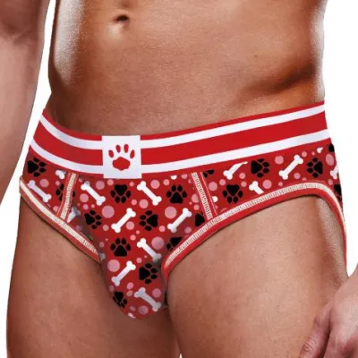Bottomless Puppy OPEN BRIEF Prowler Rouge
