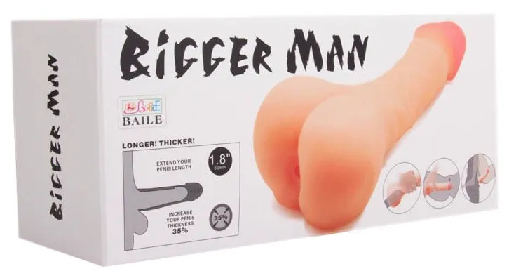 Masturbateur Bigger Man Extenseur 20 x 4.5 cm