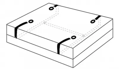 Kit de 4 Liens de retenues SM pour le Lit