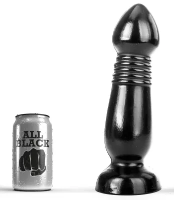 Plug AB89 FLESH FLUTE All Black 25 x 7.5cm