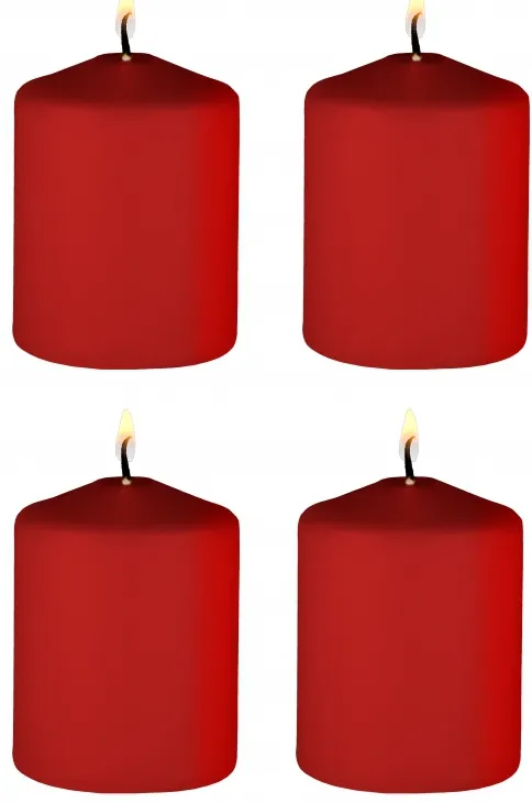 Lot de 4 bougies TEASE CANDLE Orange sanguine 24g
