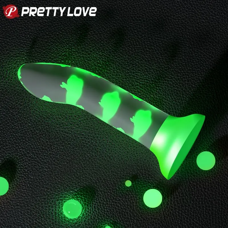 Gode Magique Nightfall Lumineux Vert - Pretty Love