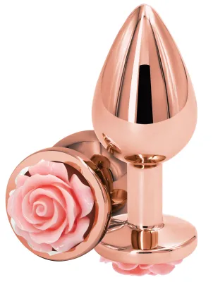 Plug Bijou REAR M 7 x 3.4cm Rose-Rose