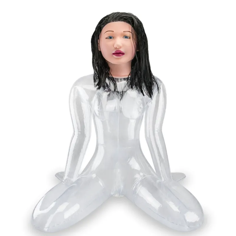 Poupée gonflable transparente vagin Alice