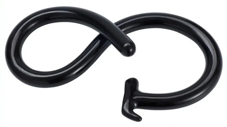 Gode long MEGA SNAKE 100 x 3cm Noir