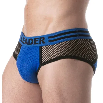 Slip en mesh LOADED Noir-Bleu