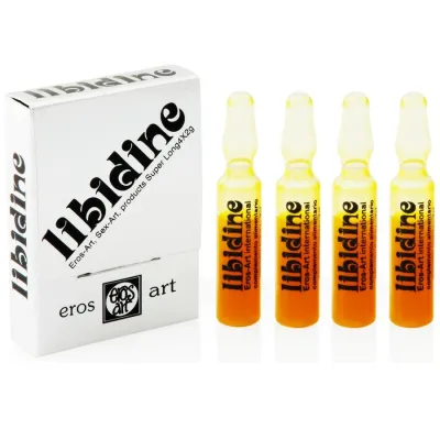 Aphrodisiaque Naturel Libidine 4 Ampoules - Eros-art