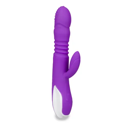 Vibromasseur rabbit va-et-vient rotatif et chauffant Hermann