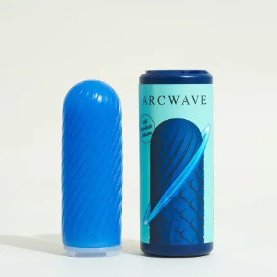 Gaine compacte Ghost Arcwave - Boîtier 10 cm, gaine 9 cm très extensible Bleu