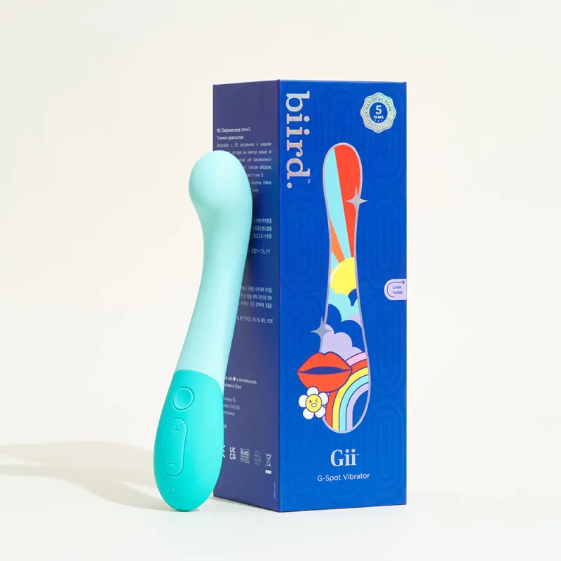 Vibro point G Gii de Biird - 3,4 cm Menthe