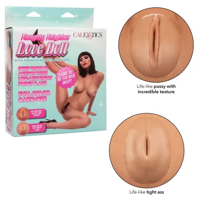 Poupée gonflable avec masturbateurs LOVE DOLL Vagin-Anus