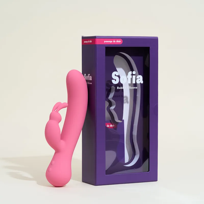 Rabbit silicone Sofia - 20 cm