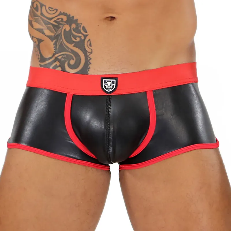 Boxer FETISH BOXER Noir-Rouge