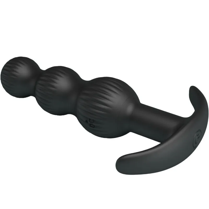 Vibrateur Anal Sidney 10 Vibrations Noir - Pretty Love