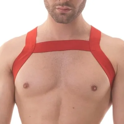Harnais élastique MATT POP Rouge