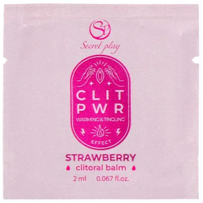 Lubrifiant monodose fraises à la crème 10 ml - Secret Play