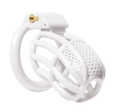 Cage de chasteté NETIA 7.5 x 3.1cm Blanc