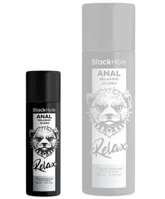 Lubrifiant Silicone ANAL RELAXING JOJOBA Black Hole 30ml