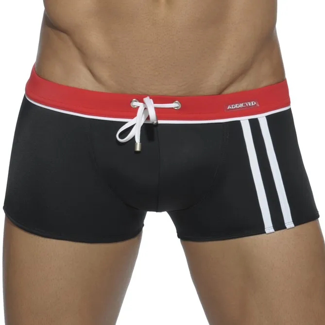 Addicted Boxer de bain Sport Binding Noir