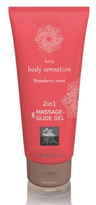 Lubrifiant Gel pour massage FRAISE 200mL