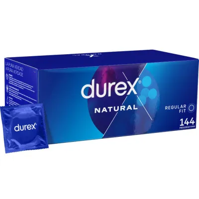 Préservatifs Natural Regular Fit boîte de 144 - Durex